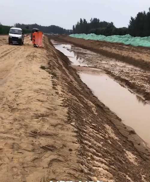 保定安国河道降水
